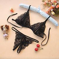 sexy lace three sexy underwear temptation perspective luru suit two pi ...