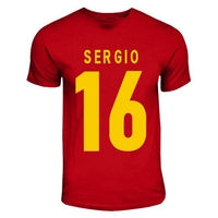 Sergio Busquets Spain Hero T-shirt (red)