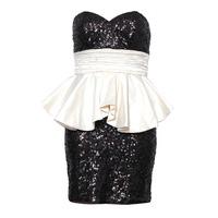 Sequin Bandeau Dress