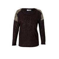 Sequin Shoulder Knit Jumper