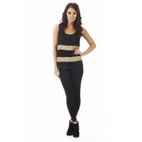 Sequin Detail Pleat Top