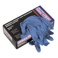 Sealey SSP55S Premium Powder Free Disposable Nitrile Gloves Small ...