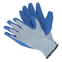 Sealey SSP48D Latex Knitted Wrist Gloves - Large - Pack Of 12 Pairs