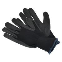 sealey ssp62ld nitrile foam palm glove large pack of 12 pairs