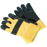 Sealey SSP13 Rigger\'s Gloves Hide Palm Pair