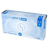 Sempercare G823781737 Edition Latex Powder Free Gloves-White-Large...