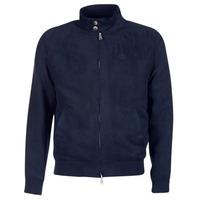 Serge Blanco FIDENZA men\'s Leather jacket in blue