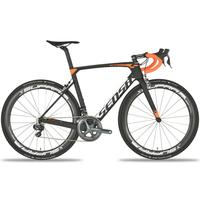sensa giuliaero carbon road bike matt orange 2017 matt orange 61cm ful ...