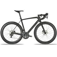 Sensa Giulia G2 Dark Disc Custom Carbon Road Bike - 2017 - Matt Black / 55cm / Full Ultegra 6800