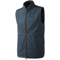 seeland bolton fleece waistcoat carbon blue medium