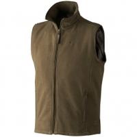 seeland chasse fleece waistcoat pine green medium