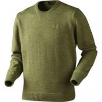 Seeland Reading Round Neck Jumper, Cypress Melange, Medium