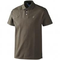 Seeland Mens Polo Shirt, Wren Brown, Small