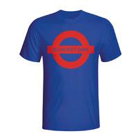 selhurst park london tube t shirt blue