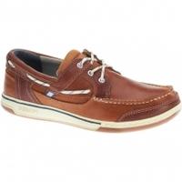 sebago mens triton three eye shoes british tan 8