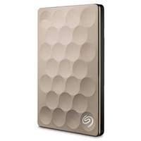 Seagate Backup Plus Ultra Slim 2 TB USB 3.0 Portable 2.5 inch External Hard Drive for PC and Mac - Gold