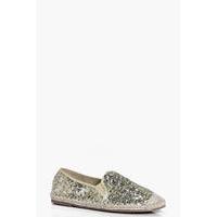 Sequin Espadrille - gold