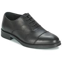selected shmarc leather mens casual shoes in black