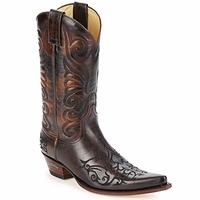 sendra boots bill mens high boots in brown