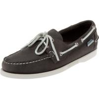 sebago docksides smoke waxy