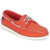 Sebago DOCKSIDES ARIAPRENE men\'s Boat Shoes in orange