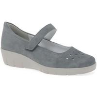 Semler Jess Womens Mary Jane Shoes women\'s Court Shoes in grey