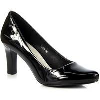 Sergio Leone Czarne Lakierowane NA S?upku women\'s Court Shoes in black