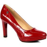 Sergio Leone Czerwone Lakierowane NA Platformie women\'s Court Shoes in red