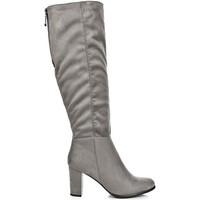 Sergio Leone Szare Z Zamkiem Ocieplane women\'s Boots in grey