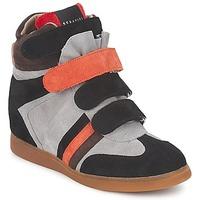 serafini manhattan color block womens shoes high top trainers in grey