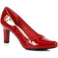 Sergio Leone Czerwone Lakierowane NA S?upku women\'s Court Shoes in red