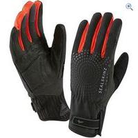 SealSkinz Women\'s All Weather Cycle XP Gloves - Size: XS - Colour: Black / Red