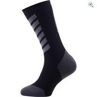 sealskinz mtb mid mid with hydrostop sock size xl colour black anthrac ...