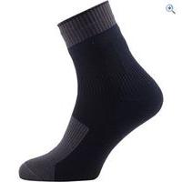 SealSkinz Road Ankle Socks With Hydrostop - Size: M - Colour: BLACK-ANTHRACIT