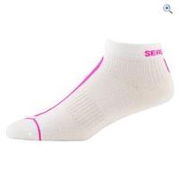 SealSkinz Women\'s Road Aero Socklet - Size: S-M - Colour: WHITE-PINK