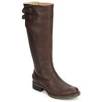 sebago sarnac rider womens high boots in brown