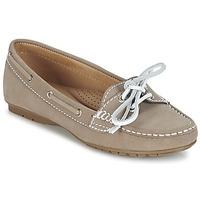 Sebago MERIDEN TWO EYE women\'s Loafers / Casual Shoes in BEIGE