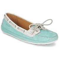 sebago bala womens loafers casual shoes in blue