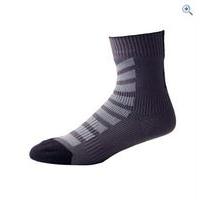 SealSkinz MTB Ankle Socks With HydroStop - Size: XL - Colour: BLACK-ANTHRACIT
