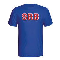 serbia country iso t shirt blue