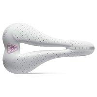 Selle Italia Diva Gel Flow Women\'s Bicycle Saddle (vanox Rails, White)