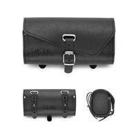 Sella Italia Unisex Gloriosa Full Leather Saddle Bag, Black, One Size