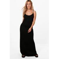 Selina Strappy Maxi Dress - black