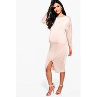 Selina Slinky Midi Dress - mocha