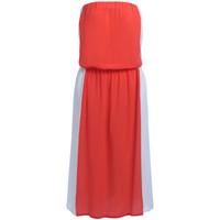 semi couture semicouture silk tight dress womens long dress in multico ...