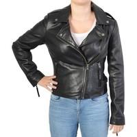 Serge Pariente Leather jacket City Girl Black women\'s Leather jacket in black