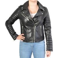 Serge Pariente Leather jacket Hipsterette Black women\'s Leather jacket in black