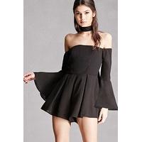 Selfie Leslie Off-the-Shoulder Playsuit