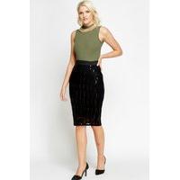 sequin midi skirt