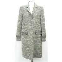 Serge Dana grey slub coat Size 16